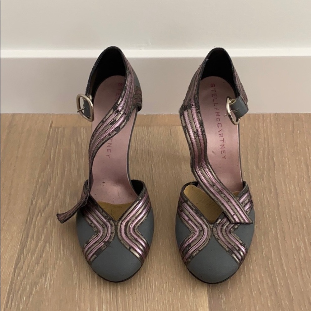 Vegan Metallic Heels